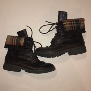 Brown Combat Boots